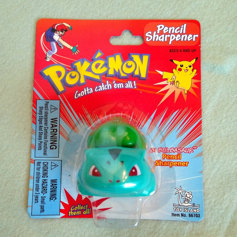 Pokemon Bulbasaur Pencil Sharpener